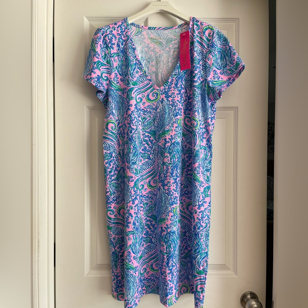 Lilly Pulizter Etta dress size large Nwt
